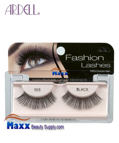 12 Package - Ardell Fashion Lashes Eye Lashes 105 - Black